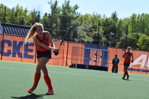 Nijsje Venrooy is the only freshman who has started every game for Syracuse this season. She had to adjust to the pace of college field hockey when she came to SU. 