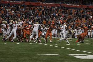 Syracuse and Boston College will kickoff at 12:30 p.m.