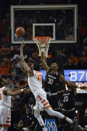 Paschal Chukwu has been held scoreless in four of Syracuse's six games this season.