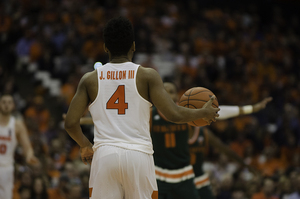 John Gillon had to fight for minutes early in the year. At this point, head coach Jim Boeheim has made it clear that he'll be the team's main point guard moving forward.