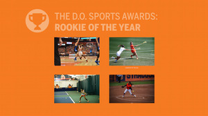 The four nominees for Rookie of the Year come from the men's basketball team, the women's lacrosse team, the tennis team and the softball team.