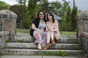 Remembrance Scholars, friends and roommates, Nedda Sarshar and Rachel Brown-Weinstock give voice to thousands of graduating students.